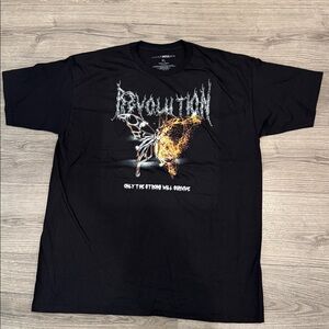 Fashion Nova Men Revolution Only The Strong Will Survive Men’s Tee Size XL